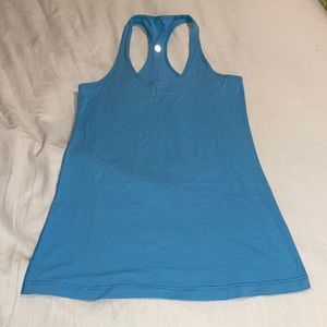 Lululemon blue striped tank too